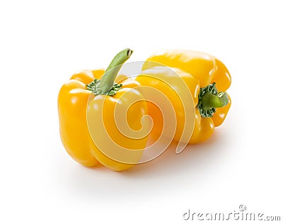 Fresh Yellow Paprika Stock Photo