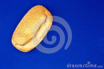 Freshly baked golden sesame seed bread Stock Photo