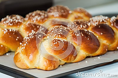 Freshly baked sweet bread Stock Photo