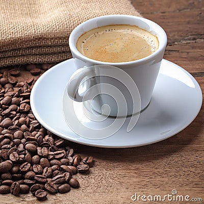 Freshly brewed coffee Stock Photo