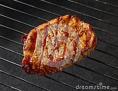 freshly grilled steak Stock Photo