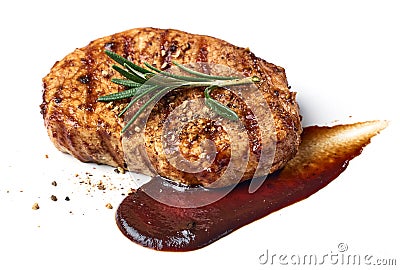 freshly grilled steak Stock Photo