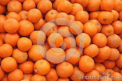 Freshly picked oranges india Stock Photo