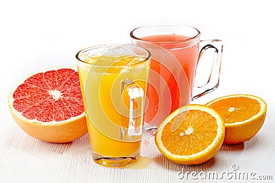 Freshly squeezed juice Stock Photo