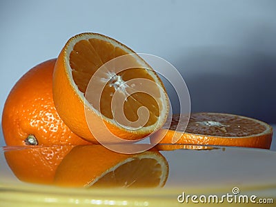 Freshly squeezed orange scenario 2 Stock Photo