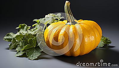 Freshness of autumn healthy eating with organic vegetable salad generated by AI Stock Photo