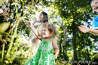 Freshness Friendship Playful Togetherness Relax Concept Stock Photo