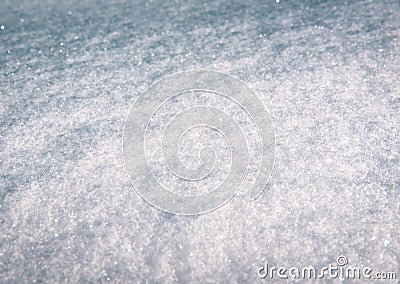 Friable snow texture Stock Photo