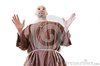 Friar franciscan Stock Photo