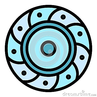 Friction clutch icon vector flat Vector Illustration