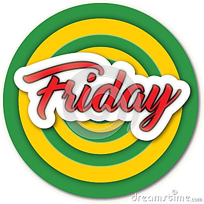 Friday is the best Vector Illustration