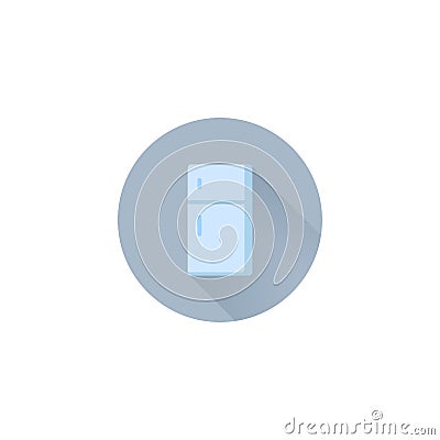 fridge vector flat icon Vector Illustration