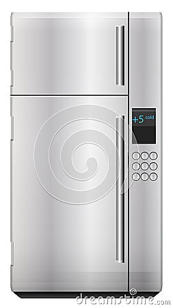 Fridge Vector Illustration