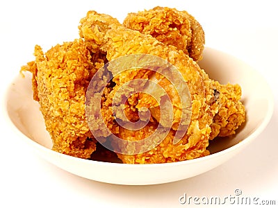 Fried chicken Stock Photo