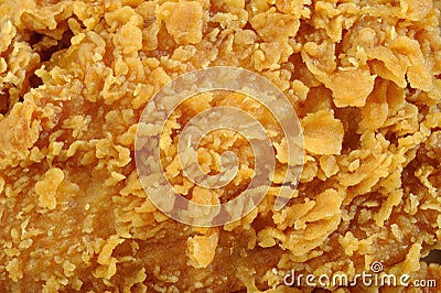 Fried chicken breast background Stock Photo