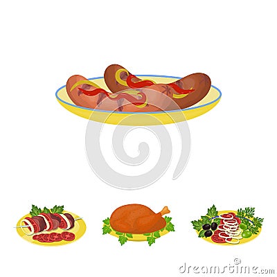 Food and Cooking set collection Vector Illustration