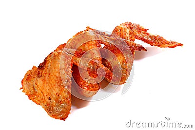 Fried chicken wings with a crispy crust Stock Photo