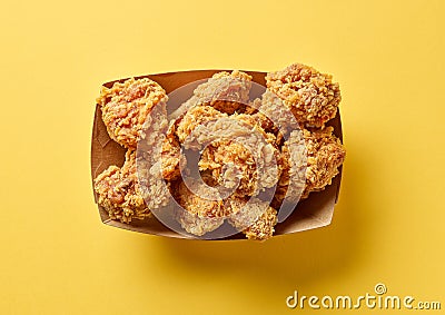 Fried chicken wings Stock Photo