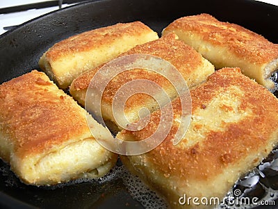 Fried croquettes Stock Photo