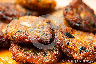 Fried cutlets Stock Photo