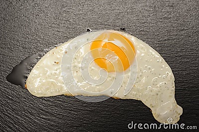 Fried egg Stock Photo