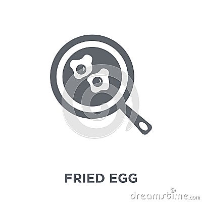 Fried egg icon from Restaurant collection. Vector Illustration