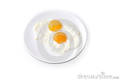 Fried eggs Stock Photo