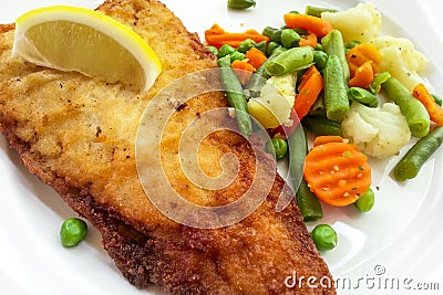 Fried Fish Stock Photo