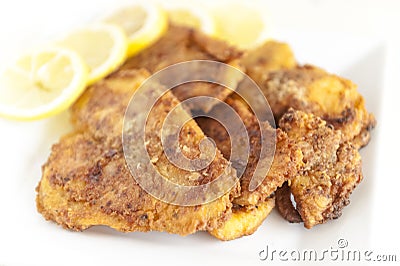 Fried fish Stock Photo