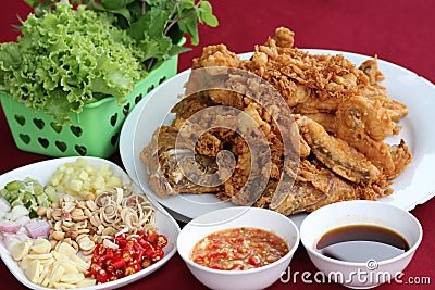 Fried fish Stock Photo