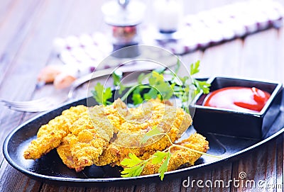 Fried fish Stock Photo