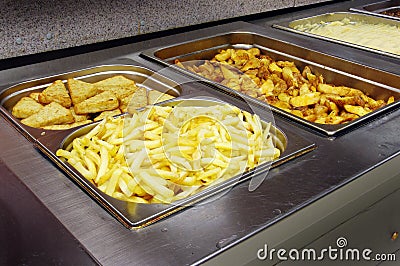 The fried food Stock Photo