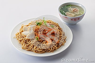 Fried noodle Stock Photo