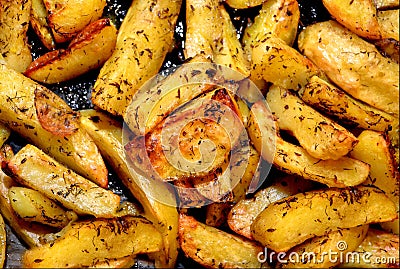 Fried patato Stock Photo
