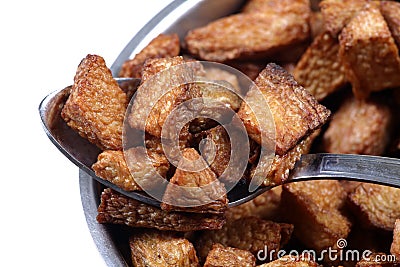 Fried potatoes Stock Photo