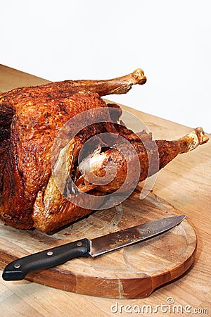 Fried Turkey Stock Photo