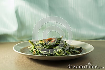 Fried vegetable oil oyster Stock Photo