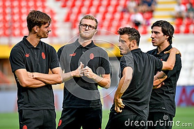 friendly football match - LR Vicenza vs AC Milan Editorial Stock Photo