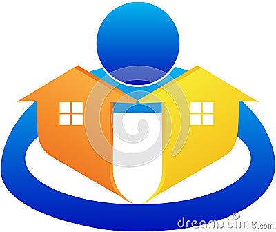 Friendly home Vector Illustration