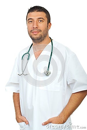 Friendly male doctor Stock Photo