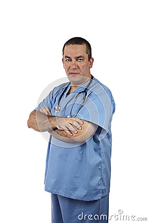 Friendly male doctor Stock Photo