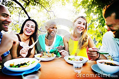Friends Friendship Outdoor Chilling Togetherness Concept Stock Photo