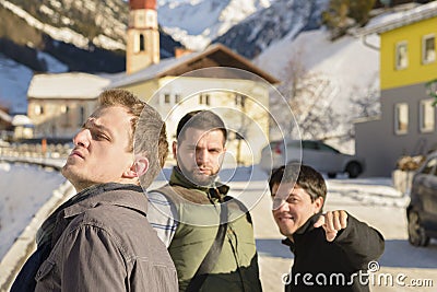 Friends Vacation Stock Photo