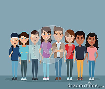 Friendship cartoon design Vector Illustration