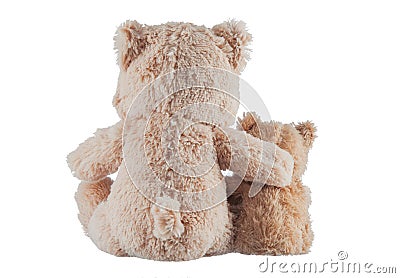 Friendship - two teddy bears. Stock Photo