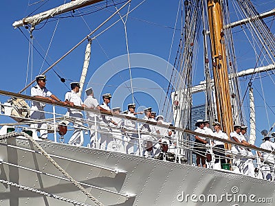 Frigate Libertad Stock Photo