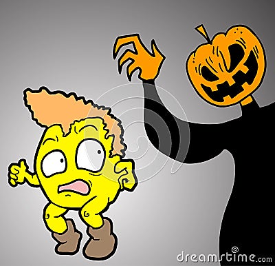 Fright halloween Vector Illustration