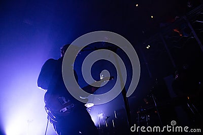 Frightened Rabbit live in concert at Newcastle Riverside Editorial Stock Photo