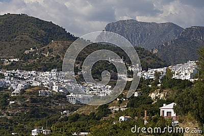 Frigiliana view Stock Photo