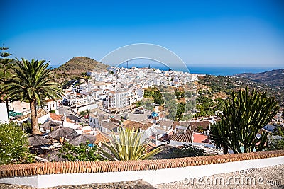 Frigiliana village Stock Photo